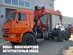 Седельный тягач КАМАЗ 43118‑3027‑50 с манипулятором INMAN IT 200 до 7,2 тонны модели 3500