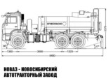 Автотопливозаправщик объёмом 11 м³ с 1 секцией на базе КАМАЗ 43118 модели 1658 (фото 2)