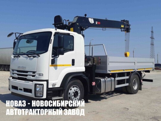 Бортовой автомобиль ISUZU FORWARD 18.0 FVR34 с манипулятором HIAB 160TM-6 до 6,5 тонны с доставкой по всей России