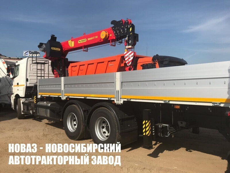Бортовой автомобиль КАМАЗ 65207 с манипулятором INMAN IT 150 до 7,1 тонны (Фото 1)