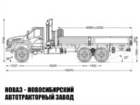 Бортовой автомобиль Урал NEXT 4320 с манипулятором INMAN IM 150N до 6,1 тонны модели 7203 (фото 2)