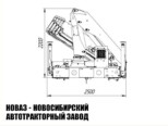 Бортовой автомобиль Урал NEXT 4320 с манипулятором INMAN IM 150N до 6,1 тонны модели 7203 (фото 3)