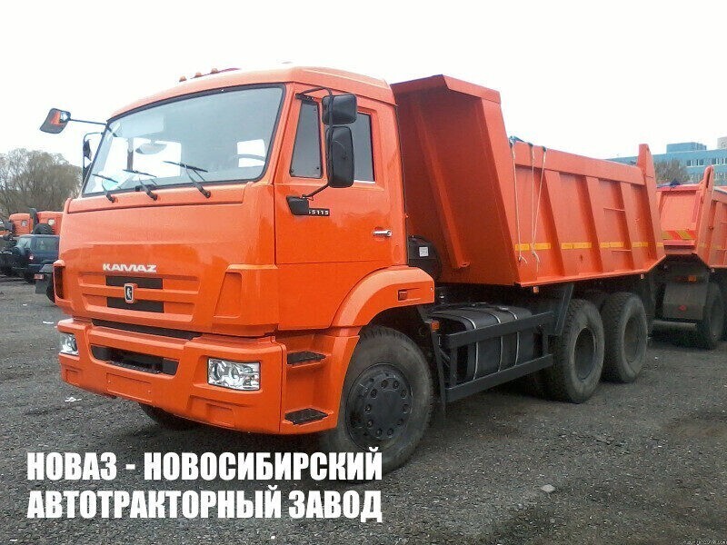 Самосвал КАМАЗ 65115-776058-50 грузоподъёмностью 14,5 тонны с кузовом 10 м³