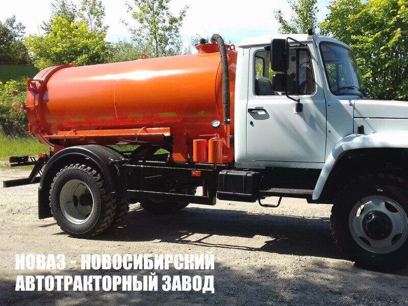 Ассенизатор 4690E4 с цистерной объёмом 3,8 м³ для жидких отходов на базе ГАЗ 33086 Земляк
