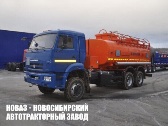 Автотопливозаправщик объёмом 16 м³ с 2 секциями на базе КАМАЗ 65111 модели 5222 (фото 1)