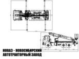 Автовышка DASAN DS-350 рабочей высотой 34,1 м со стрелой за кабиной на базе КАМАЗ 43118 (фото 3)