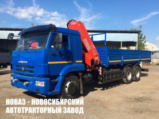 Бортовой автомобиль КАМАЗ 65117 с манипулятором Fassi F155A.0.22 до 6,2 тонны (фото 1)