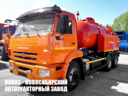 Илосос КО‑507АМ1 с цистерной объёмом 10 м³ для плотных отходов на базе КАМАЗ 65115