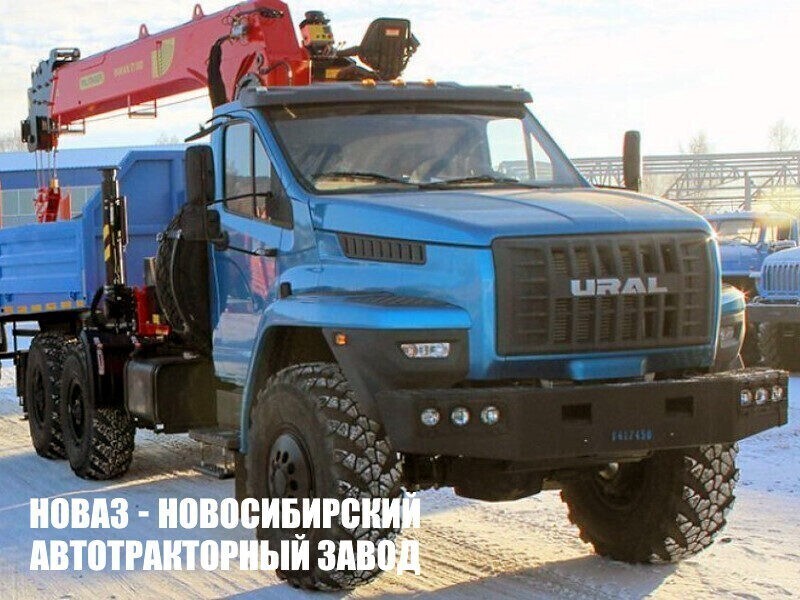Седельный тягач Урал NEXT 4320 с манипулятором INMAN IT 150 до 7,1 тонны модели 3059 (Фото 1)