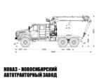 Седельный тягач Урал NEXT 4320 с манипулятором INMAN IT 150 до 7,1 тонны модели 3059 (фото 2)
