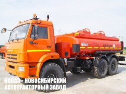 Топливозаправщик ГРАЗ 56167-10-51 объёмом 12 м³ с 2 секциями цистерны на базе КАМАЗ 43118