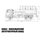 Автотопливозаправщик объёмом 17 м³ с 2 секциями на базе КАМАЗ 65115 модели 5738 (фото 2)