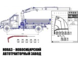 Бортовой автомобиль ГАЗон NEXT C41R33 с манипулятором Fassi F40B.0.22 до 2,1 тонны (фото 2)