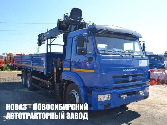 Бортовой автомобиль КАМАЗ 65117 с манипулятором HIAB 190TM-6 до 8 тонн
