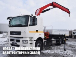 Бортовой автомобиль КАМАЗ 65207‑1002‑87(S5) с манипулятором Palfinger PK23500A до 10 тонн