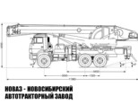 Автокран КС-55713-5К-4 Клинцы грузоподъёмностью 25 тонн со стрелой 31 м на базе КАМАЗ 43118 модели 7090 с доставкой по всей России (фото 3)