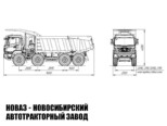 Самосвал ХАНТ 8051В5Х грузоподъёмностью 32 тонны с кузовом 19 м³ (фото 4)
