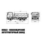 Самосвал МАЗ 650126-8584-000 грузоподъёмностью 20,5 тонны с кузовом 15,4 м³ (фото 2)