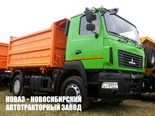 Зерновоз МАЗ 555026-4585-000 грузоподъёмностью 9,9 тонны с кузовом 12,5 м³ (фото 1)