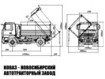 Зерновоз МАЗ 555026-4585-000 грузоподъёмностью 9,9 тонны с кузовом 12,5 м³ (фото 3)