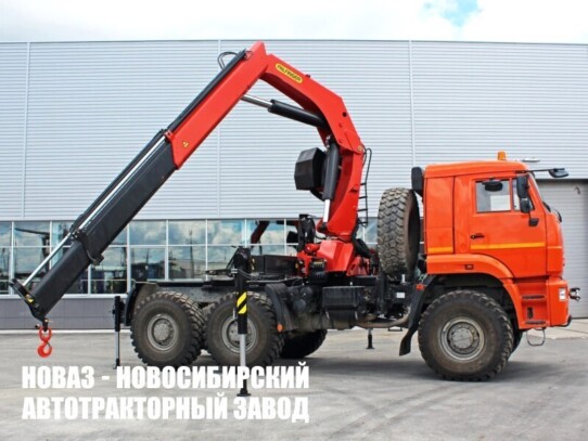 Седельный тягач КАМАЗ 65221 с манипулятором Palfinger PK23500A до 6,1 тонны
