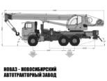 Автокран КС-55729-5К-31 Камышин грузоподъёмностью 32 тонны со стрелой 31 м на базе КАМАЗ 43118 (фото 3)