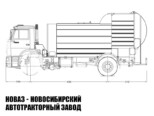 Машина для мойки контейнеров TISAN 10.000 объёмом 6 м³ на базе КАМАЗ 53605-3952-48 (фото 3)