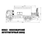 Передвижная маслостанция КАМАЗ 43118-3059-50 с манипулятором INMAN IM-150 до 6,1 тонны (фото 2)