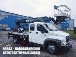 Автовышка ВИПО-22-01 рабочей высотой 22 м со стрелой над кабиной на базе ГАЗ Садко NEXT C42A43 (фото 2)