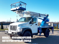 Автовышка ВИПО‑22‑01 рабочей высотой 22 метра со стрелой над кабиной на базе ГАЗ Садко NEXT C41A23