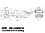 Автовышка ВИПО-45-01 рабочей высотой 45 м со стрелой за кабиной на базе КАМАЗ 43118 (фото 3)