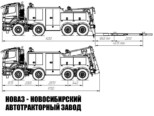 Эвакуатор 2784GA грузоподъёмностью 10 тонн с частичной погрузкой на базе КАМАЗ 65801 (фото 4)