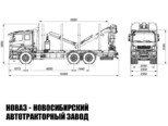 Сортиментовоз 659608-0042066-04 с манипулятором ВЕЛМАШ VM10L86 до 2,9 тонны на базе КАМАЗ 6580-3051-68 (фото 2)