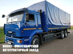 Тентованный грузовик КАМАЗ 65117 грузоподъёмностью 14 тонн с кузовом 7900х2550х2700 мм