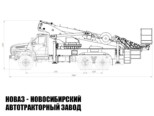 Автовышка ВИПО-45-01 рабочей высотой 45 м со стрелой за кабиной на базе Урал NEXT 4320 (фото 4)