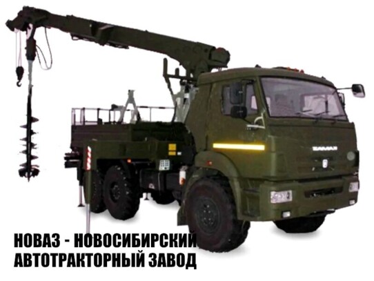 Бортовой автомобиль КАМАЗ 43118 с манипулятором ДВИНА 4000.10 до 4 тонны (фото 1)
