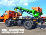 Грузовой автомобиль КАМАЗ 43502 с манипулятором VECTOR V1211 до 3,2 тонны с буром (фото 2)