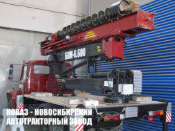 Грузовой автомобиль ГАЗ Садко NEXT C41A23 с краном‑манипулятором БКМ 6.600 до 1,5 тонны с буром