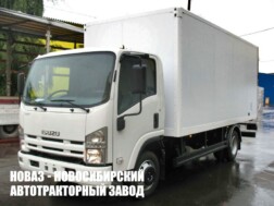 Изотермический фургон ISUZU NPR75 грузоподъёмностью 4,2 тонны с кузовом 5200х2200х2200 мм с доставкой в Белгород и Белгородскую область