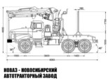 Лесовоз Урал 5557-1151-60 с манипулятором VPL 100-76L до 3,1 тонны модели 8289 (фото 2)