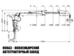 Лесовоз Урал 5557-1151-60 с манипулятором VPL 100-76L до 3,1 тонны модели 8289 (фото 3)