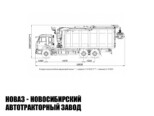 Ломовоз 659004-0062035-24 с манипулятором ВЕЛМАШ VM10L74M до 3,1 тонны на базе КАМАЗ 65115 (фото 2)