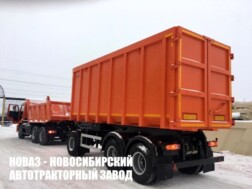 Прицеп ломовоз 8596‑03 грузоподъёмностью 20 тонн с кузовом 33 м³
