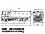 Самосвал МАЗ 650128-8520-000 грузоподъёмностью 19,7 тонны с кузовом 20 м³ (фото 3)