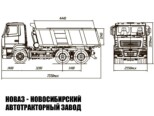 Самосвал МАЗ 6501В5-484-000 грузоподъёмностью 20,9 тонны с кузовом 15,4 м³ (фото 2)