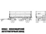 Самосвальный прицеп ТЗА 8551М4 грузоподъёмностью 11 тонн с кузовом 20 м³ (фото 3)