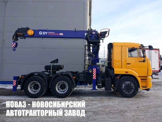 Седельный тягач 780665 с манипулятором DongYang SS1956 ACE до 8 тонн на базе КАМАЗ 65116-7010-48 (фото 1)