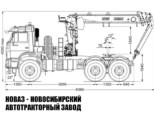 Седельный тягач КАМАЗ 43118 с манипулятором INMAN IT 150 до 7,1 тонны модели 8754 (фото 2)