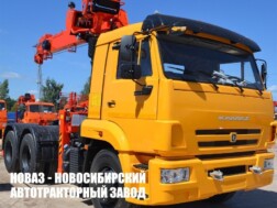 Седельный тягач КАМАЗ 65116‑7010‑48 с манипулятором HKTC HLC‑7016 до 7 тонн