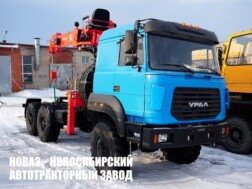 Седельный тягач Урал‑М 44202 с манипулятором Kanglim KS1256G‑II до 7 тонн модели 4778